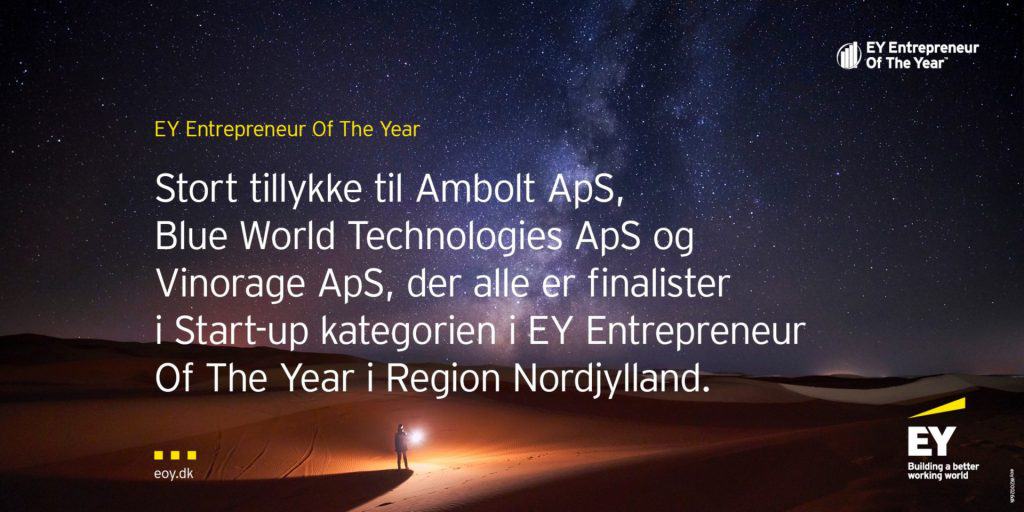 Blue World Technologies finalist in EY Entrepreneur of the Year
